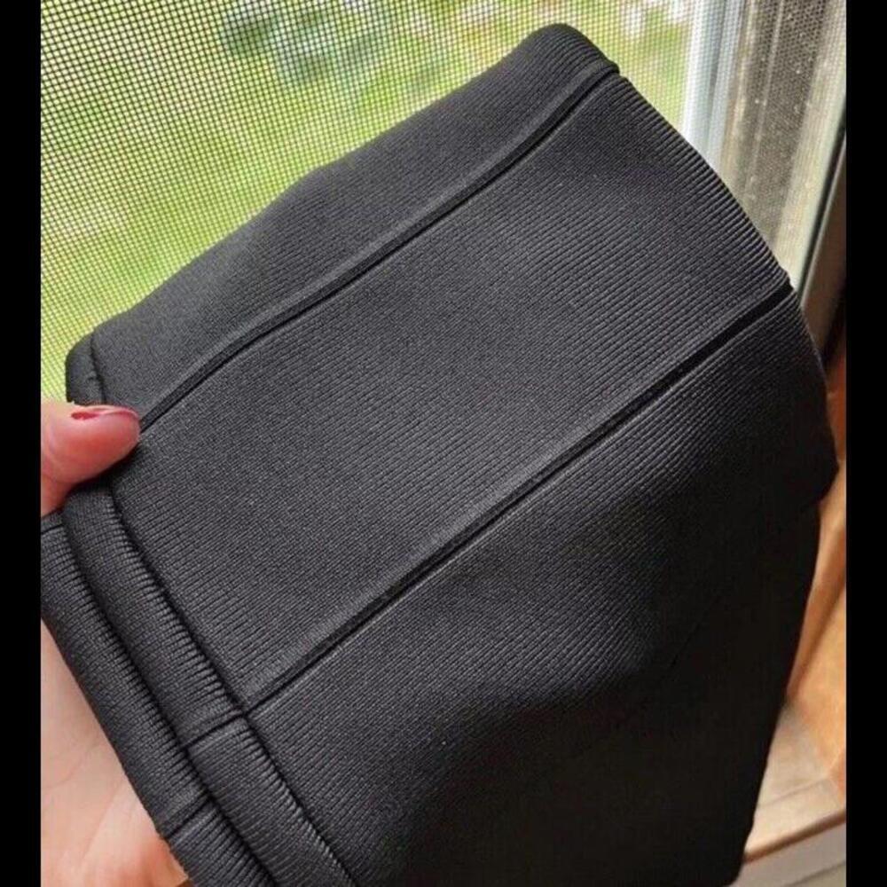 BCBGMAXAZRIA Black Simone Alexa Bandage Mini Skirt Small Y2K Bodycon - Picture 7 of 12